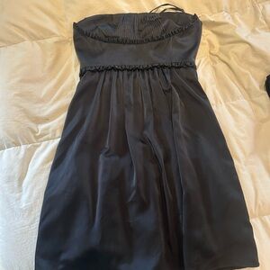 BCBGMaxAzria Strapless Black Dress